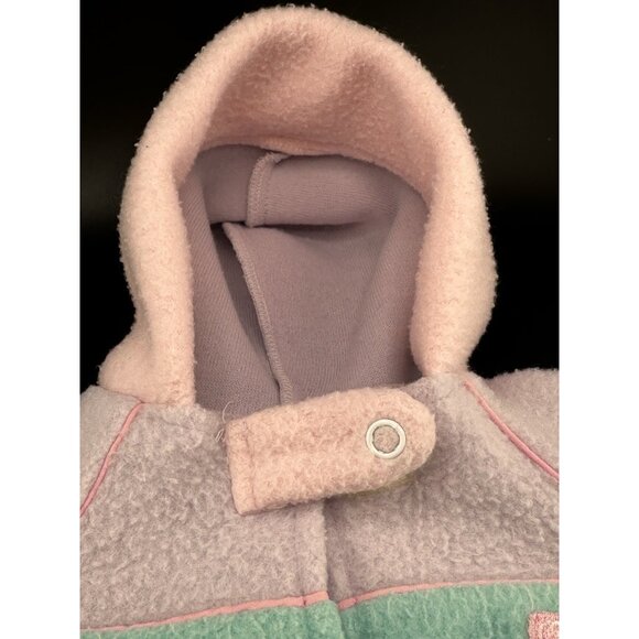 Cabbage Patch Kids Beans Bottom Babies Fleece Sleep Sack Purple 1980s Vtg Coleco - Picture 4 of 11